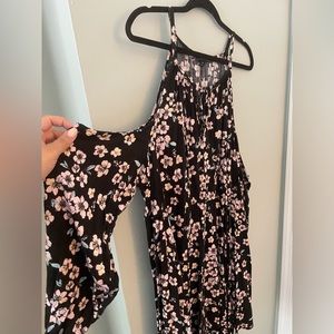 Floral Cold Shoulder Dress